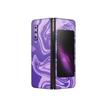 Samsung M/F/Note/Flip and C Phone Skins (All Models) - Hazy Purple Nights - Matte Finish (M-14) Samsung Galaxy Fold