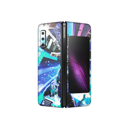 Samsung M/F/Note/Flip and C Phone Skins (All Models) - Manga Action Jujustu Kaisen Anime - Matte Finish (M-155) Samsung Galaxy Fold