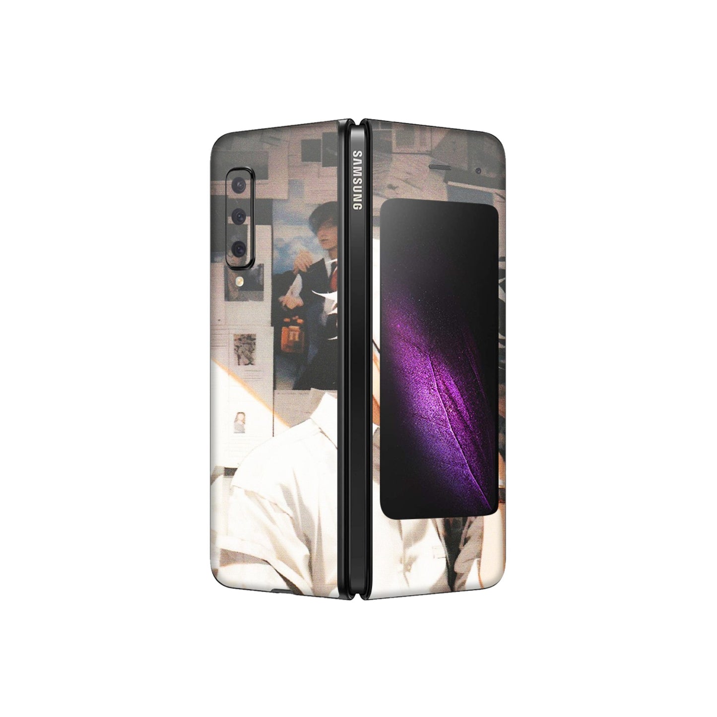 Samsung M/F/Note/Flip and C Phone Skins (All Models) - Gojo Satoru Jujustu Kaisen Anime - Matte Finish (M-156) Samsung Galaxy Fold