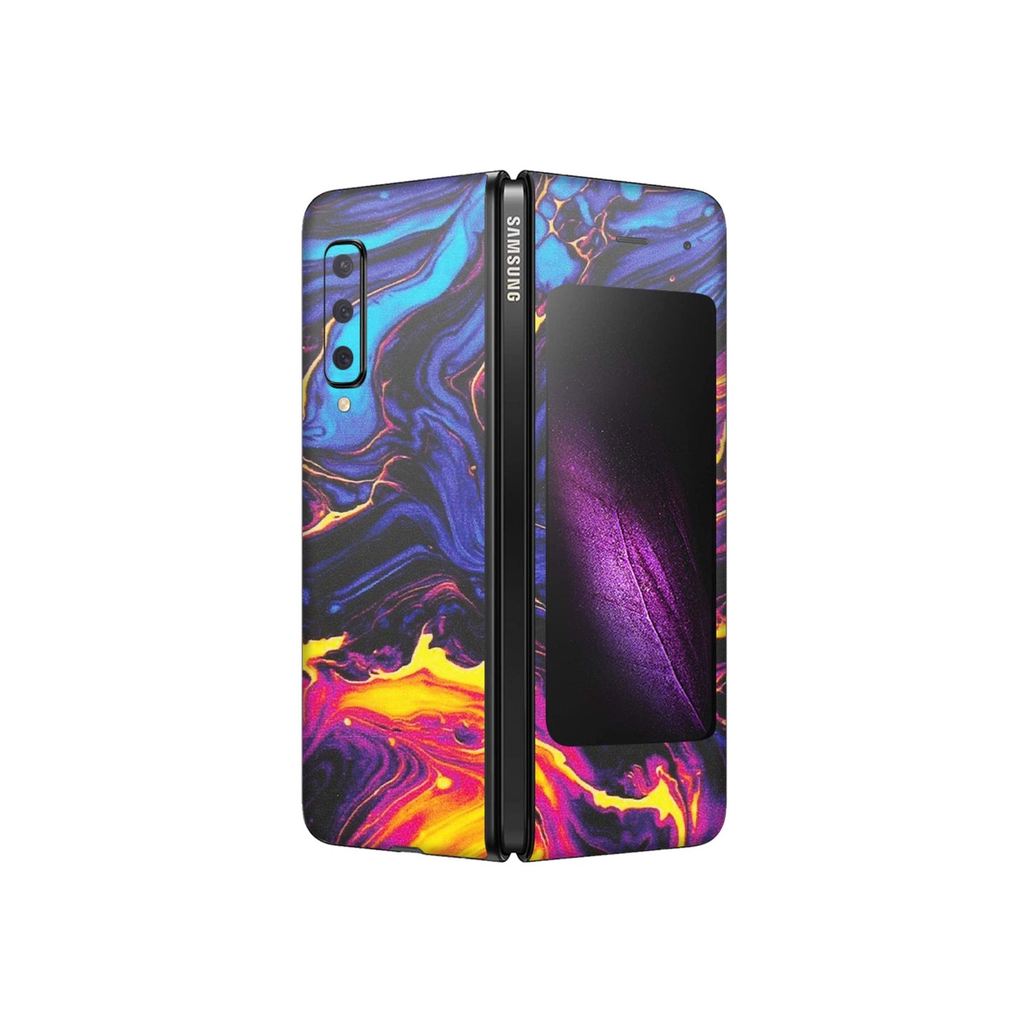 Samsung M/F/Note/Flip and C Phone Skins (All Models) - Abstract Paint Classy - Matte Finish (M-15) Samsung Galaxy Fold