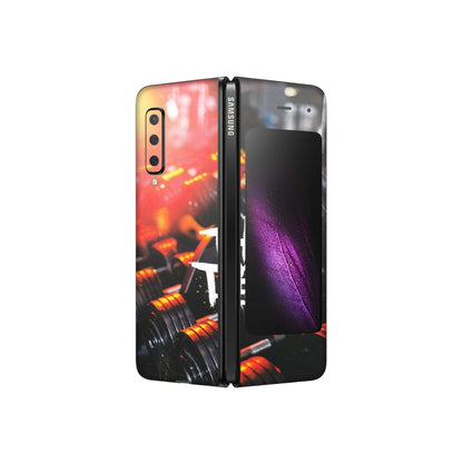 Samsung M/F/Note/Flip and C Phone Skins (All Models) - GYM Lover Therapy - Matte Finish (M-160) Samsung Galaxy Fold