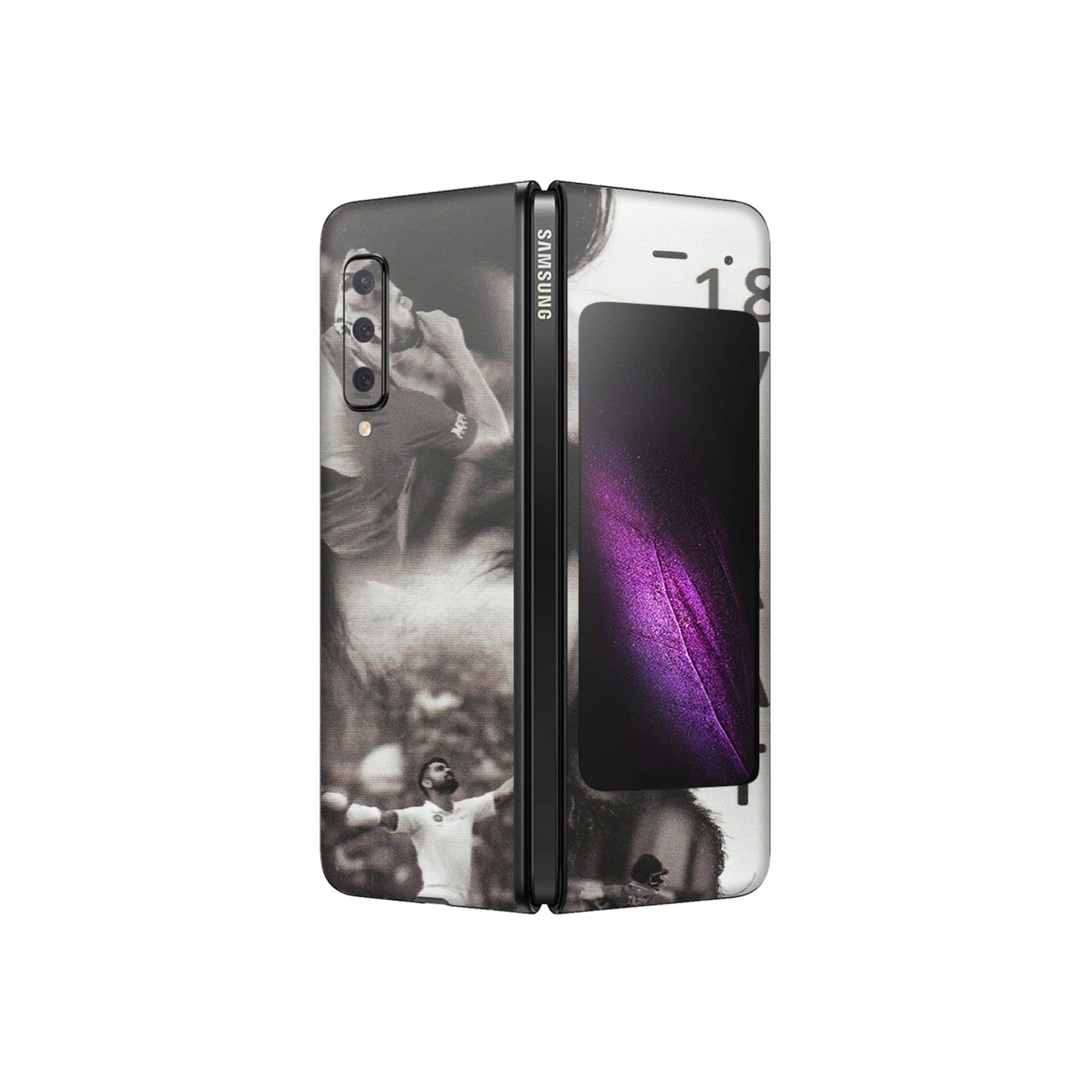 Samsung M/F/Note/Flip and C Phone Skins (All Models) - Virat Kohli Cricketer - Matte Finish (M-163) Samsung Galaxy Fold