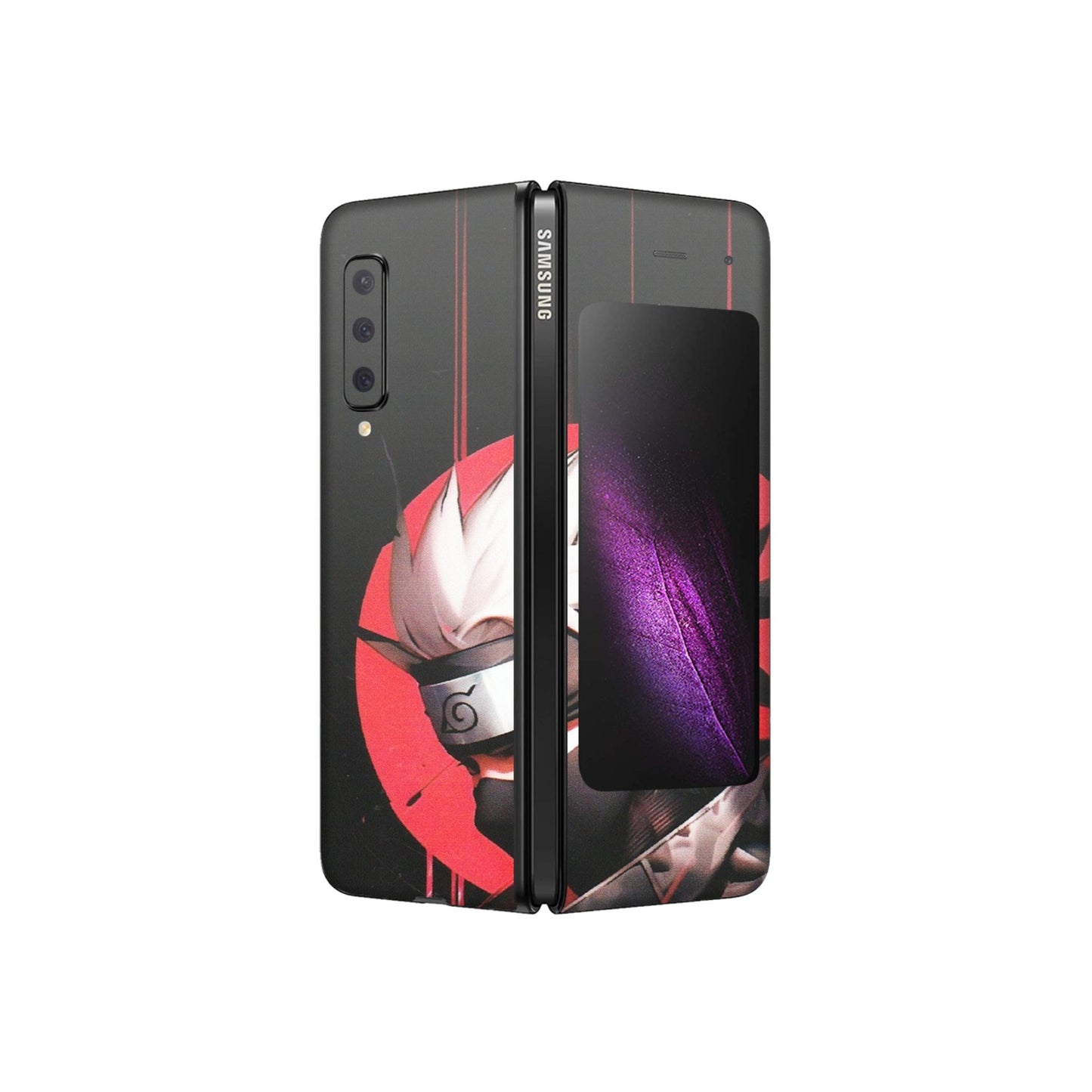 Samsung M/F/Note/Flip and C Phone Skins (All Models) - Naruto Anime Blood - Matte Finish (M-170) Samsung Galaxy Fold