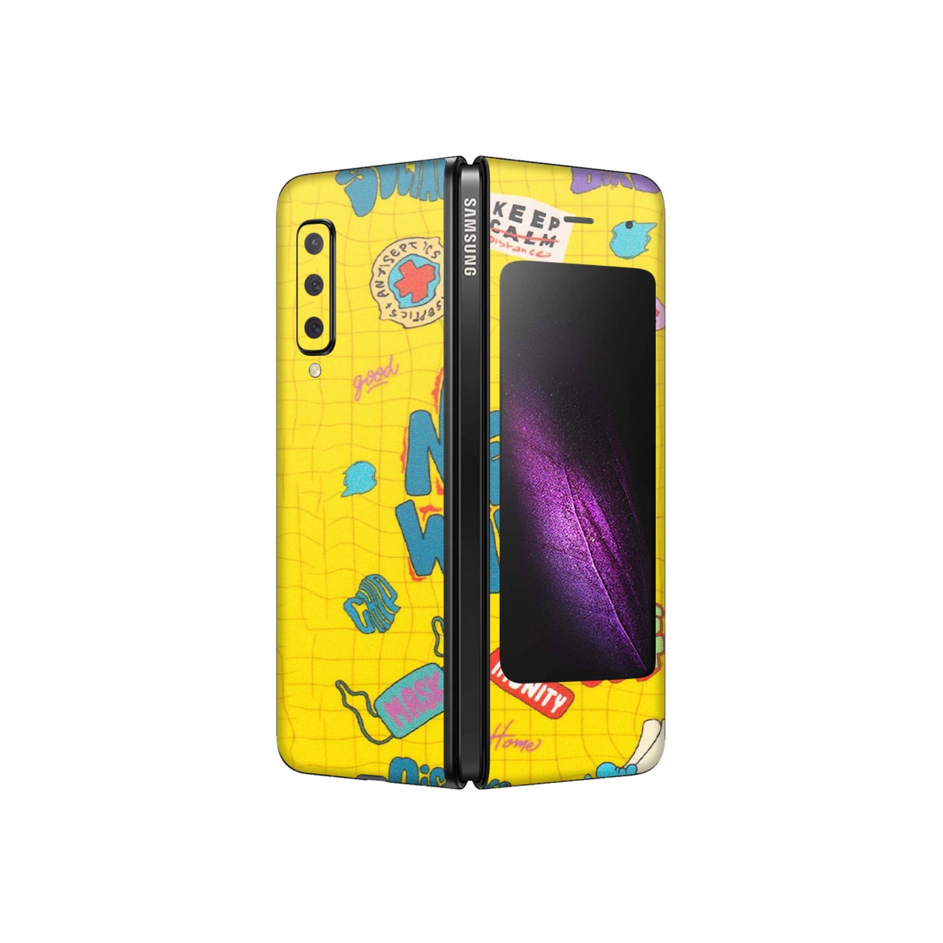 Samsung M/F/Note/Flip and C Phone Skins (All Models) - New Wave Life - Matte Finish (M-17) Samsung Galaxy Fold