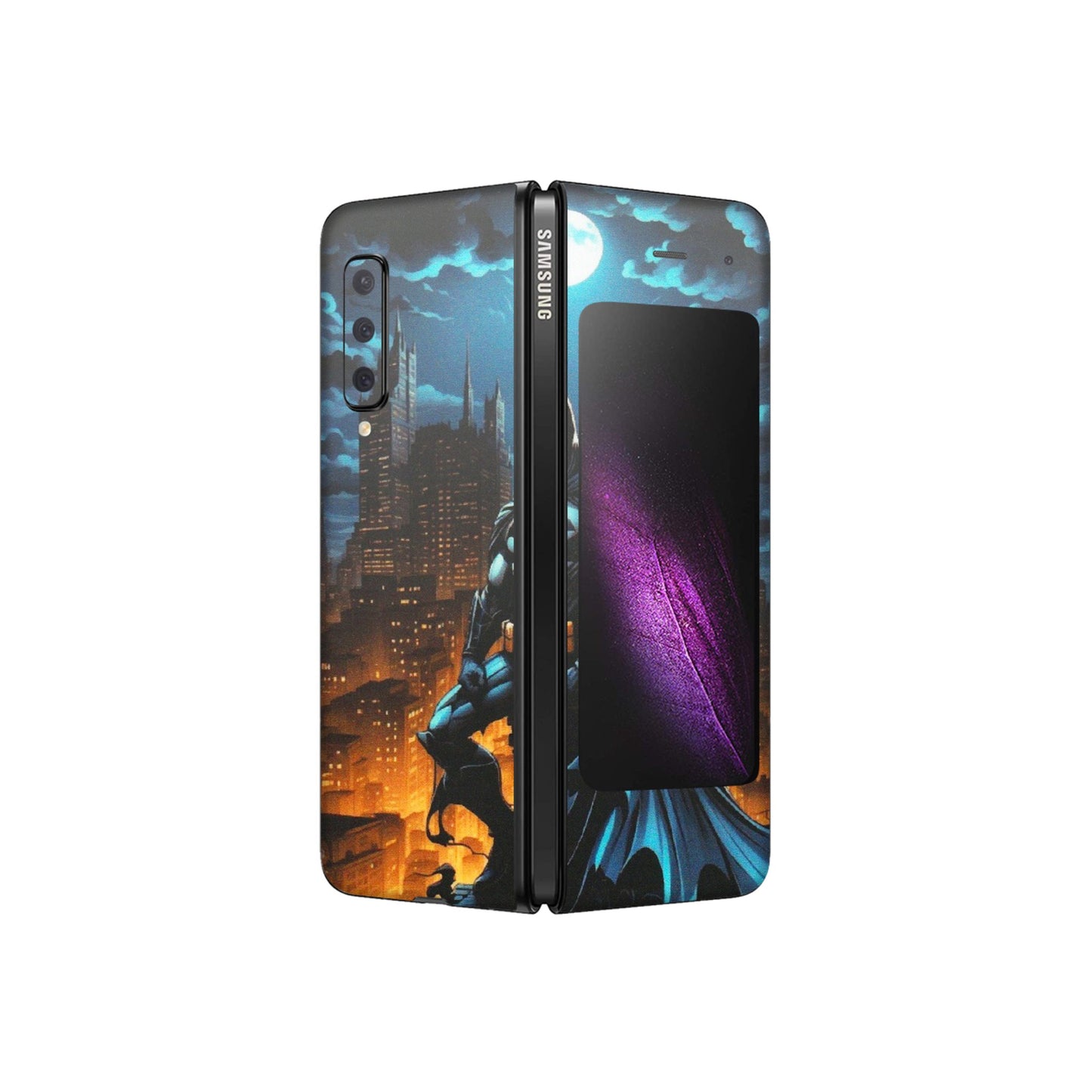 Samsung M/F/Note/Flip and C Phone Skins (All Models) - Batman Arkham City - Matte Finish (M-01) Samsung Galaxy Fold