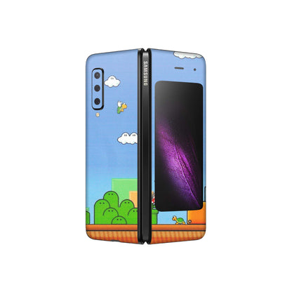 Samsung M/F/Note/Flip and C Phone Skins (All Models) - Mario Game Scene - Matte Finish (M-24) Samsung Galaxy Fold