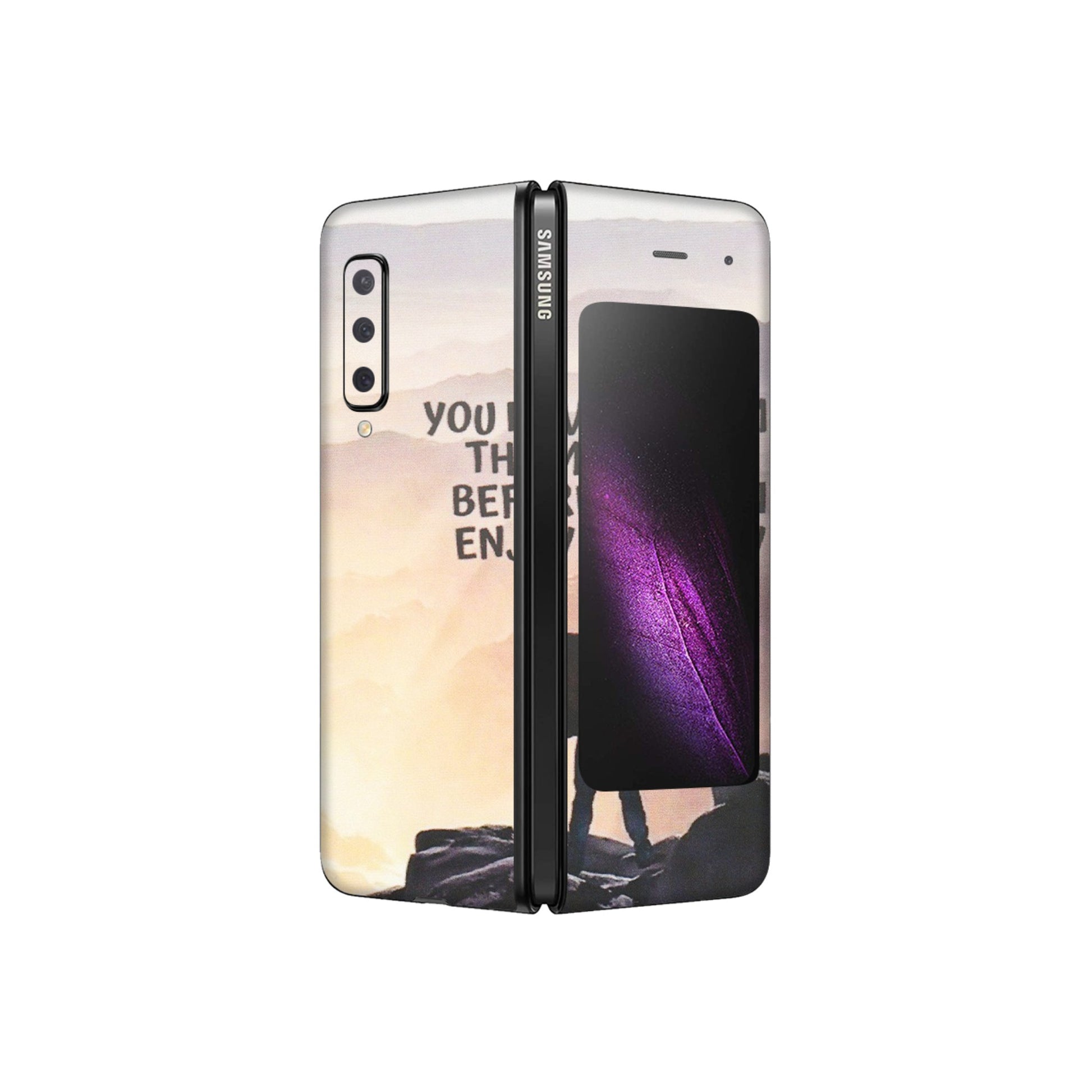 Samsung M/F/Note/Flip and C Phone Skins (All Models) - Motivational Hiking Mountain - Matte Finish (M-28) Samsung Galaxy Fold