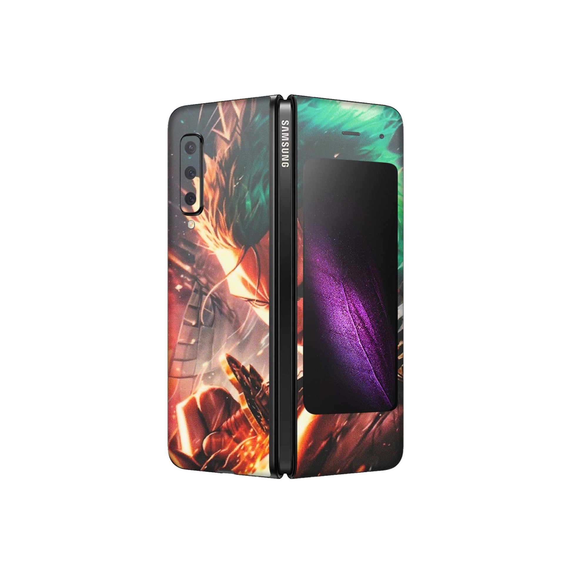 Samsung M/F/Note/Flip and C Phone Skins (All Models) - Anime Gojo Sword - Matte Finish (M-32) Samsung Galaxy Fold