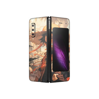 Samsung M/F/Note/Flip and C Phone Skins (All Models) - Anime Character Smile - Matte Finish (M-33) Samsung Galaxy Fold