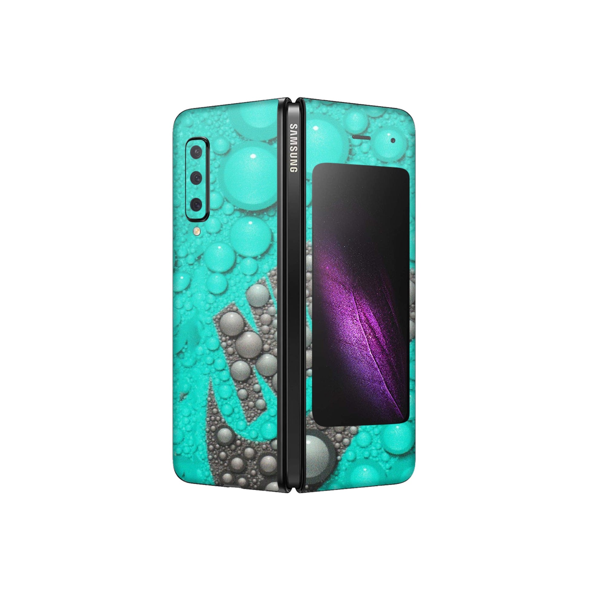 Samsung M/F/Note/Flip and C Phone Skins (All Models) - Shoe Brand Bubbles - Matte Finish (M-42) Samsung Galaxy Fold