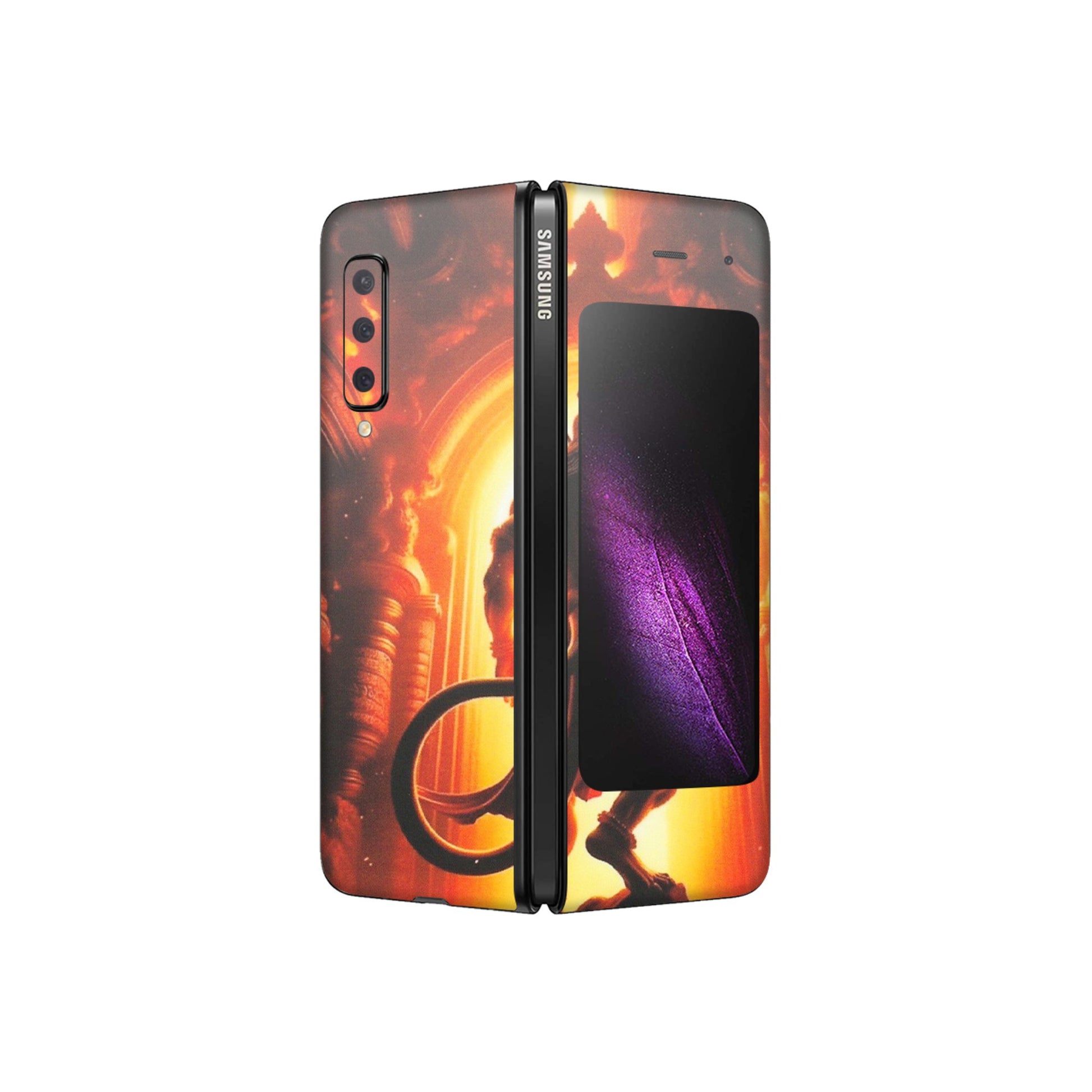 Samsung M/F/Note/Flip and C Phone Skins (All Models) - HanumanJi - Matte Finish (M-06) Samsung Galaxy Fold