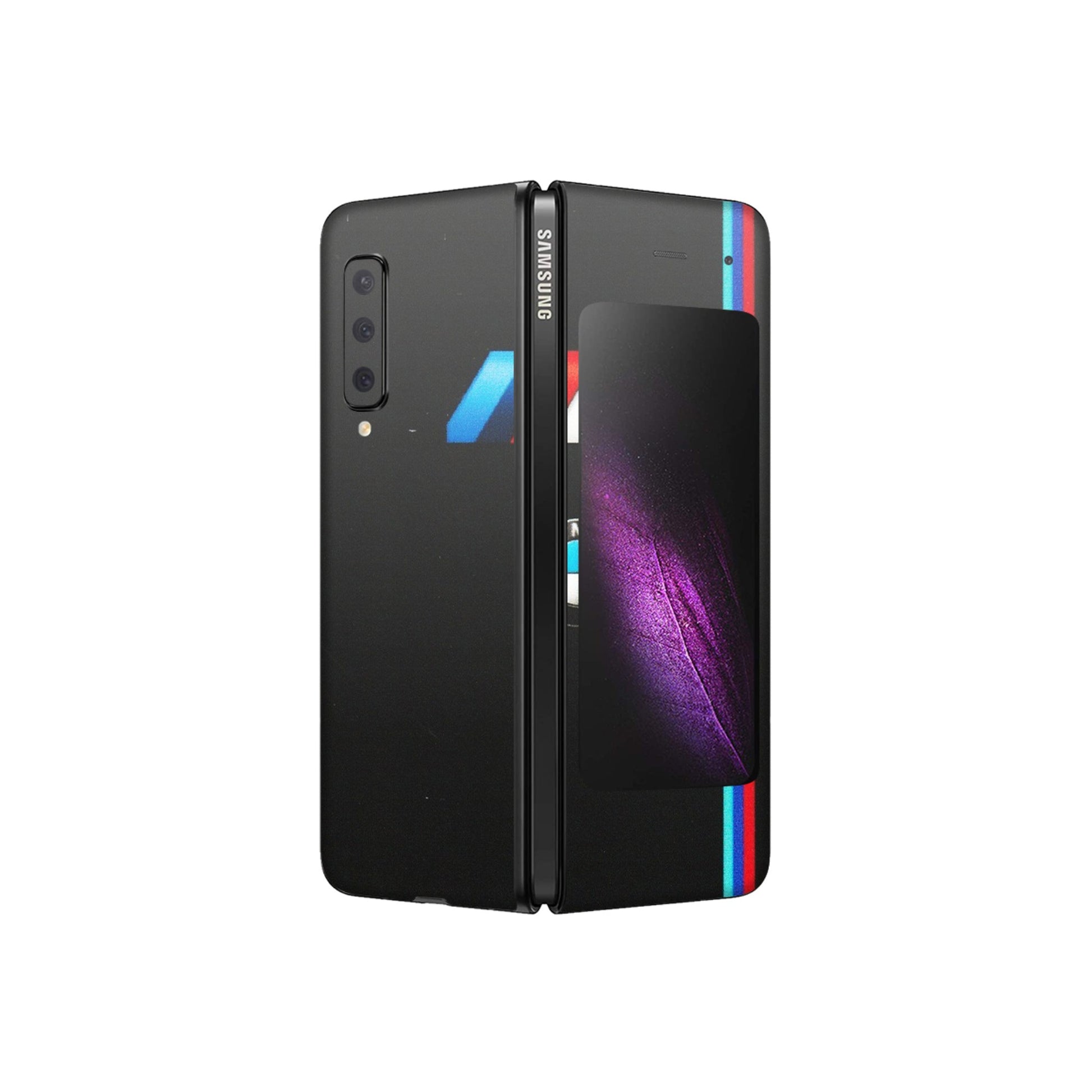 Samsung M/F/Note/Flip and C Phone Skins (All Models) - Styling With Black BMW - Matte Finish (M-74) Samsung Galaxy Fold