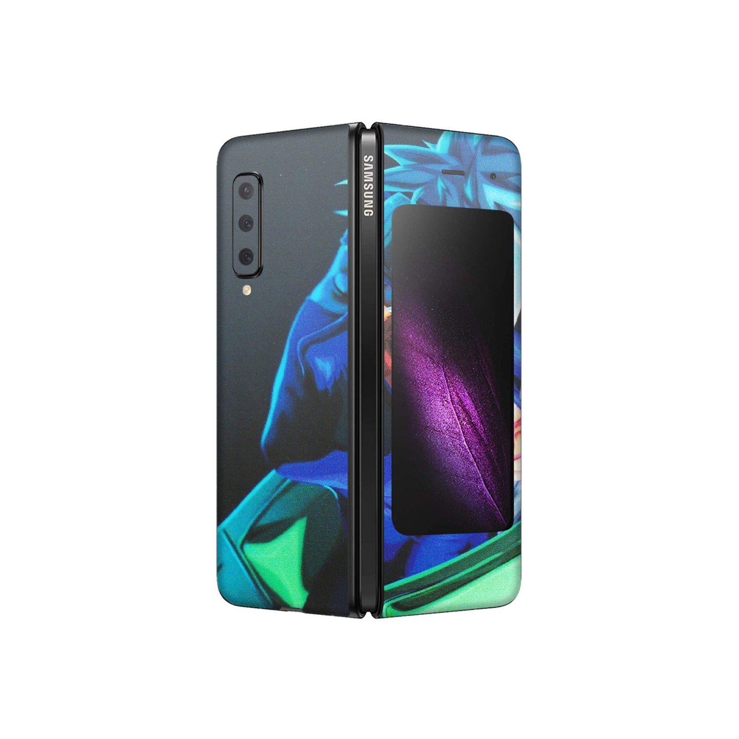 Samsung M/F/Note/Flip and C Phone Skins (All Models) - Evil Anime Look - Matte Finish (M-90) Samsung Galaxy Fold