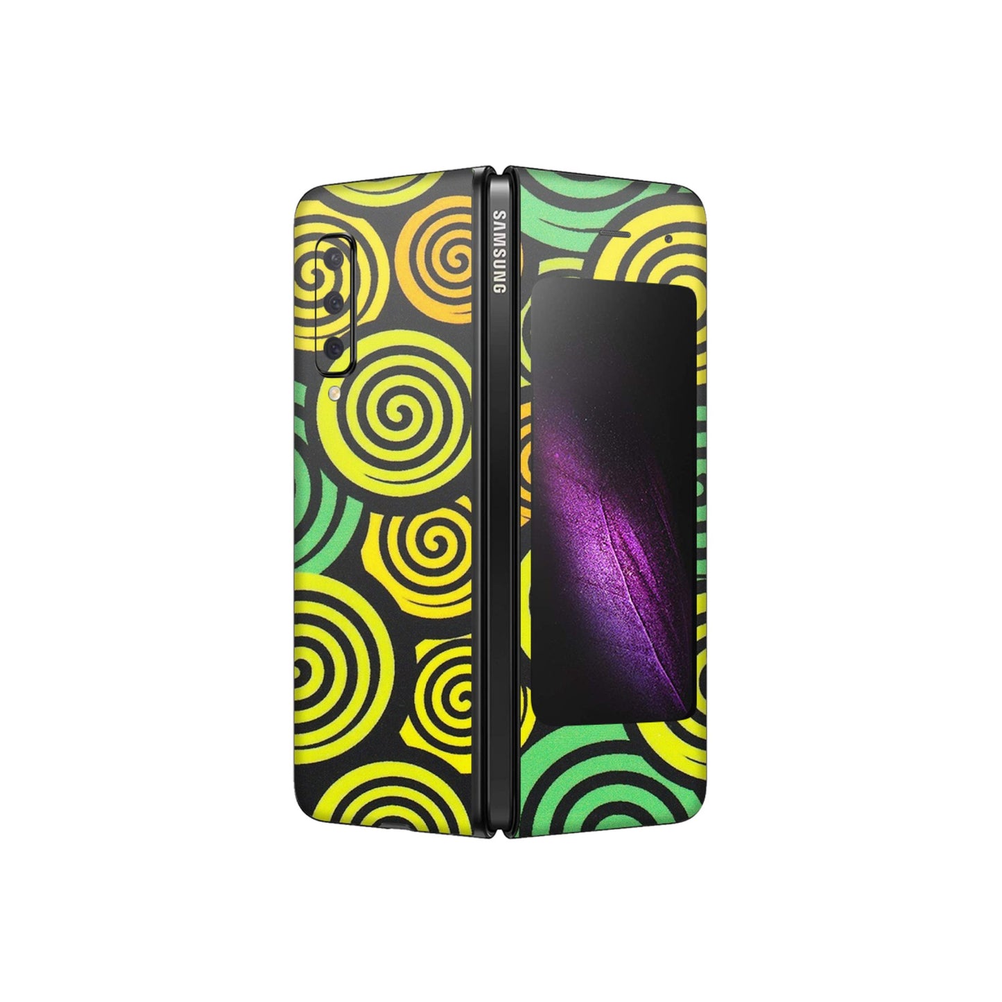 Samsung M/F/Note/Flip and C Phone Skins (All Models) - Crazy Spiral - Matte Finish (M-91) Samsung Galaxy Fold