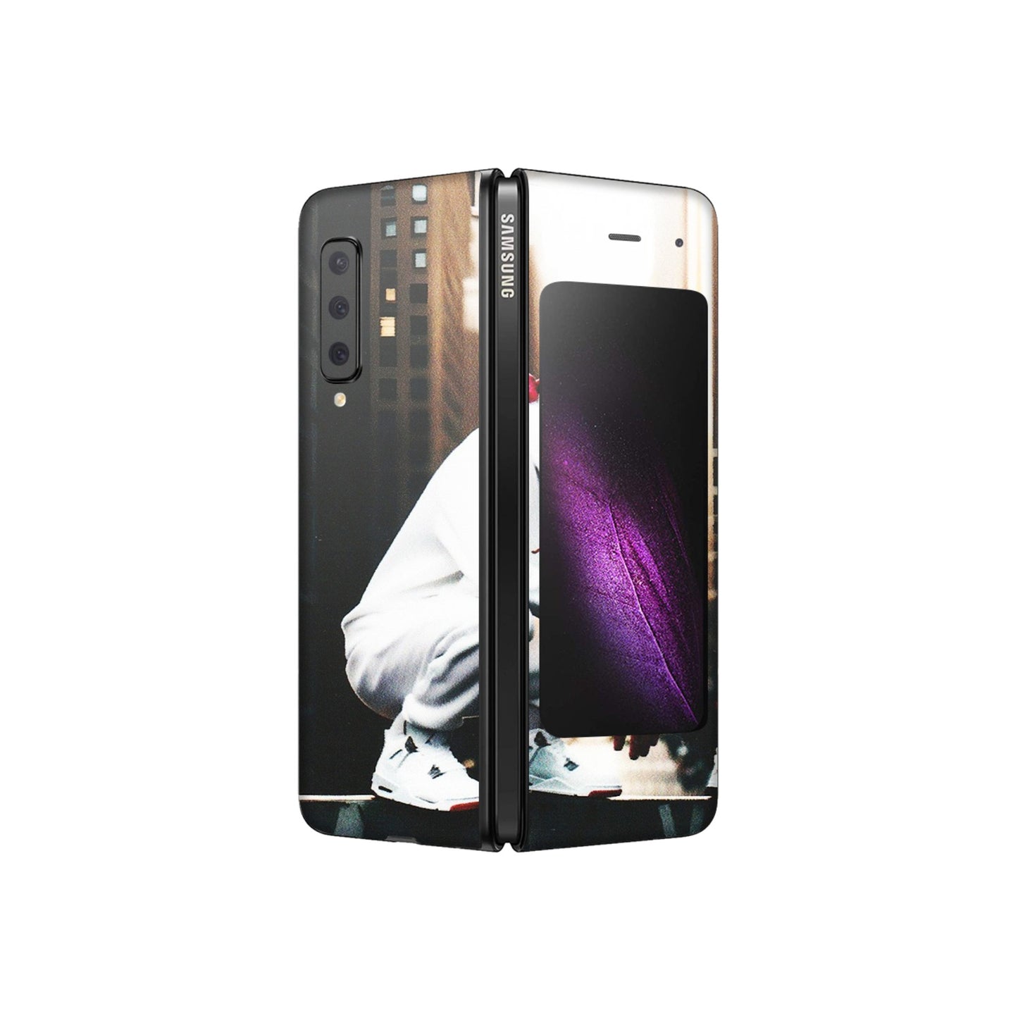 Samsung M/F/Note/Flip and C Phone Skins (All Models) - Sportsman Spider Man - Matte Finish (M-94) Samsung Galaxy Fold
