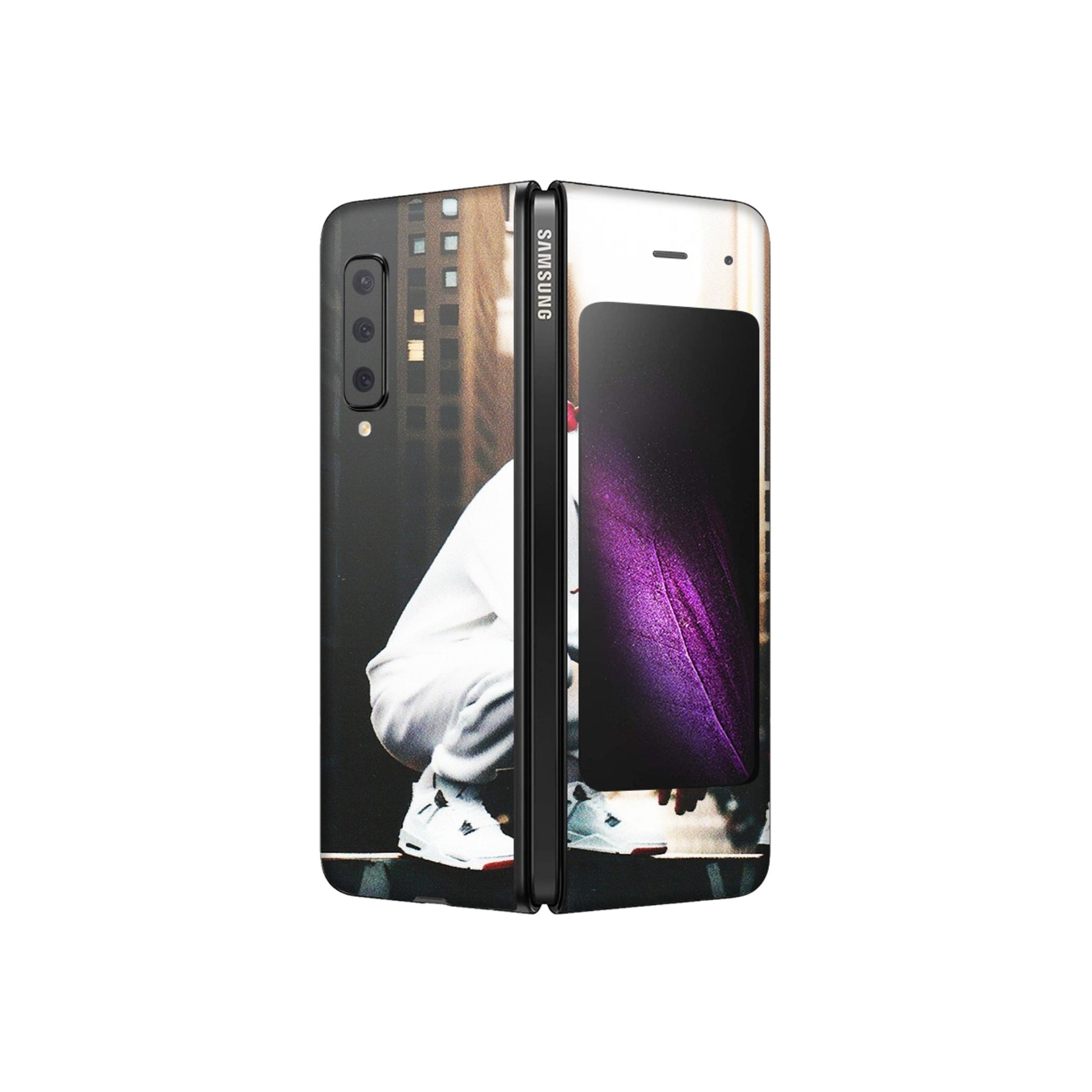 Samsung M/F/Note/Flip and C Phone Skins (All Models) - Sportsman Spider Man - Matte Finish (M-94) Samsung Galaxy Fold