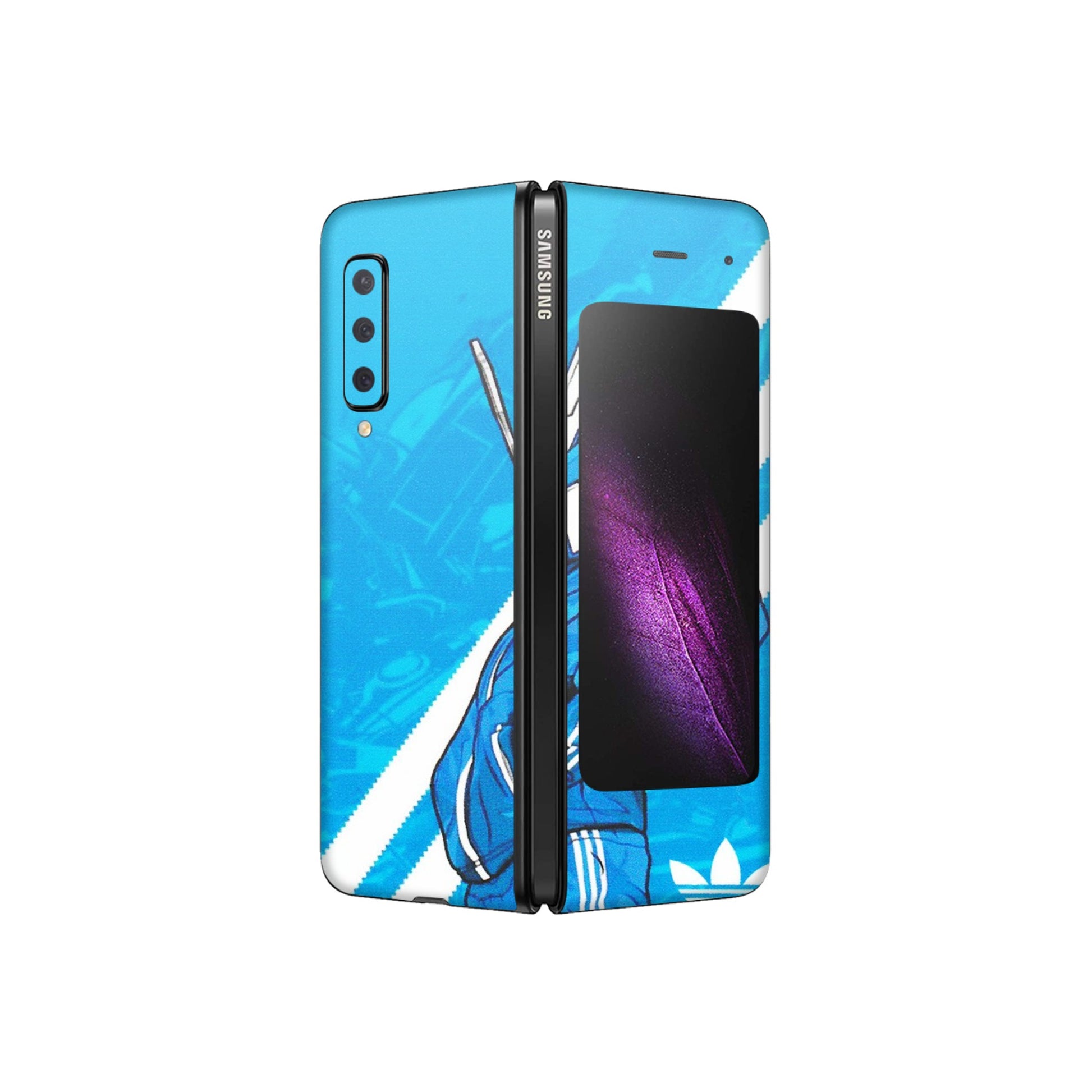 Samsung M/F/Note/Flip and C Phone Skins (All Models) - Battle of Adidas - Matte Finish (M-98) Samsung Galaxy Fold