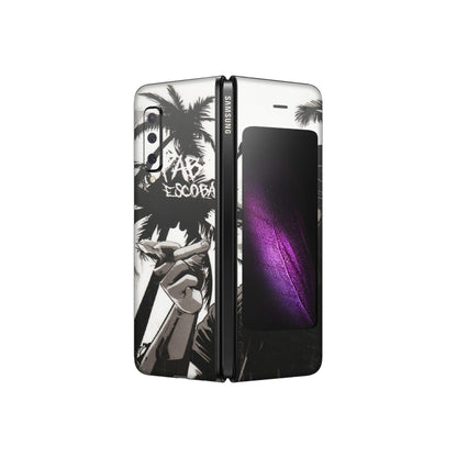 Samsung M/F/Note/Flip and C Phone Skins (All Models) - Pab Escobar - Transparent Finish (T-05) Samsung Galaxy Fold