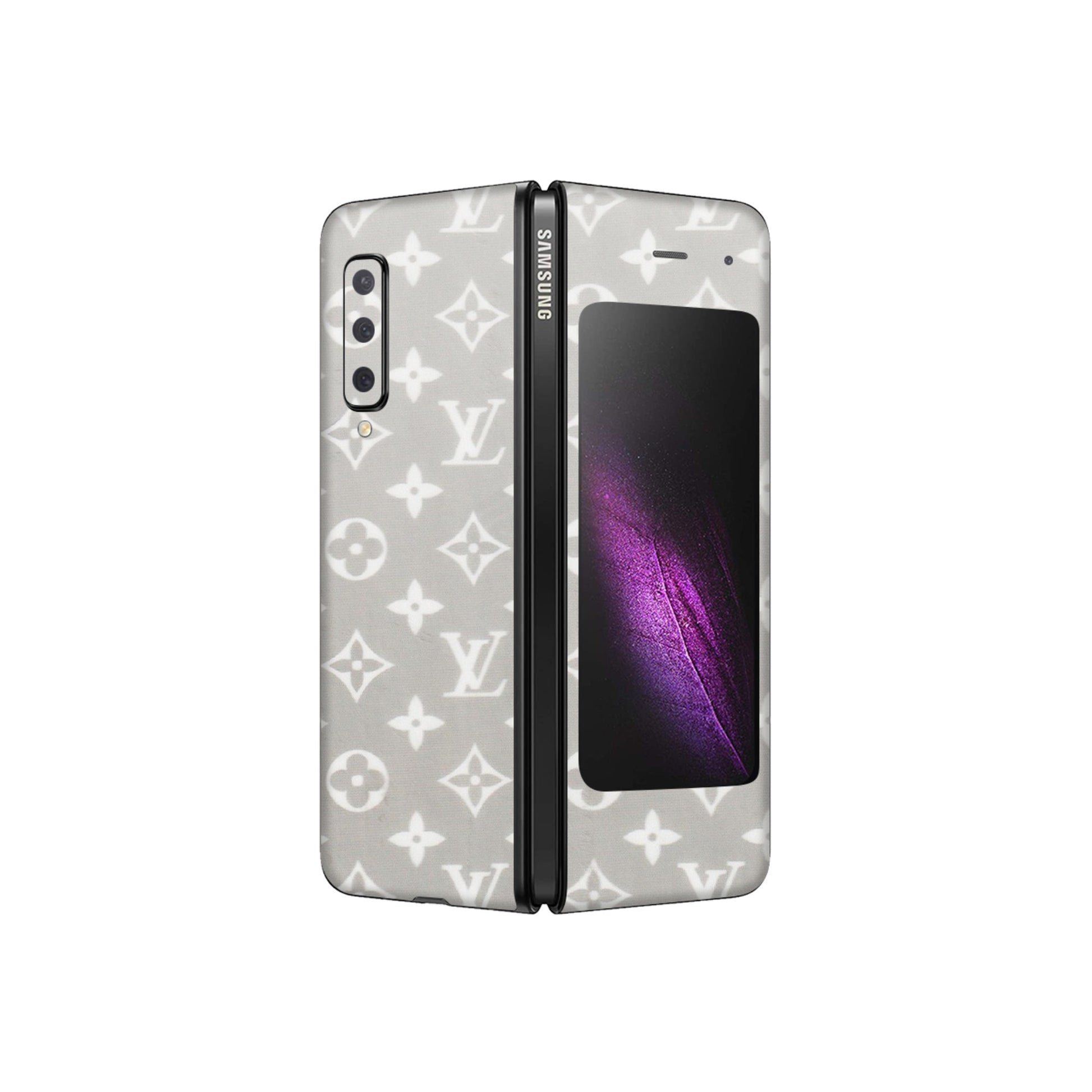 Samsung M/F/Note/Flip and C Phone Skins (All Models) - Luxury Brands Logo - Transparent Finish (T-07) Samsung Galaxy Fold