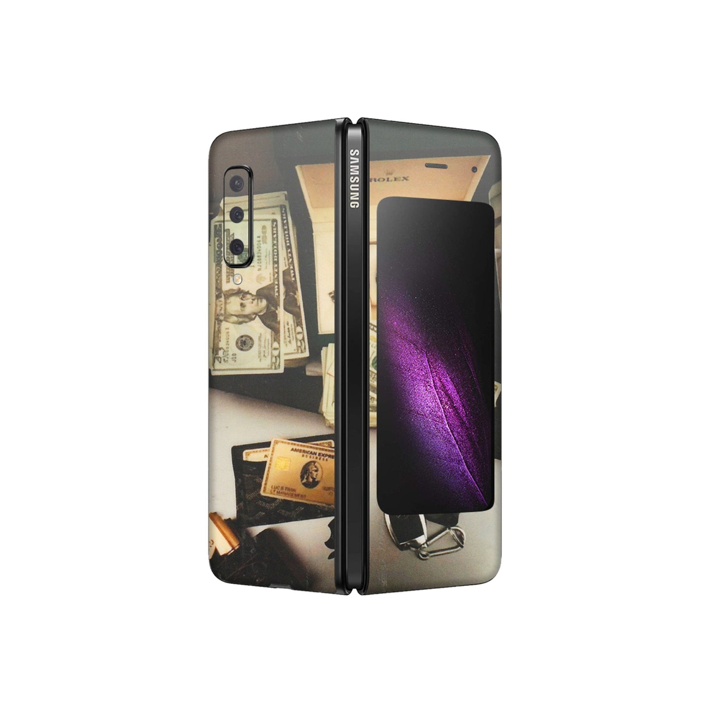 Samsung M/F/Note/Flip and C Phone Skins (All Models) - Luxury Lifestyle - Transparent Finish (T-11) Samsung Galaxy Fold