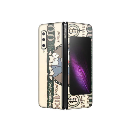 Samsung M/F/Note/Flip and C Phone Skins (All Models) - One Hundred Dollar Tom - Transparent Finish (T-16) Samsung Galaxy Fold