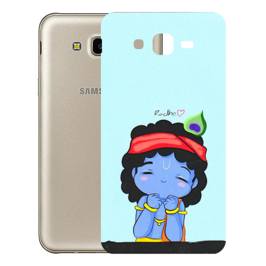 Samsung M/F/Note/Flip and C Phone Skins (All Models) - Radhe Radhe Cute Toon - 3D Embossed Finish (L-05) Samsung Galaxy J7 Next