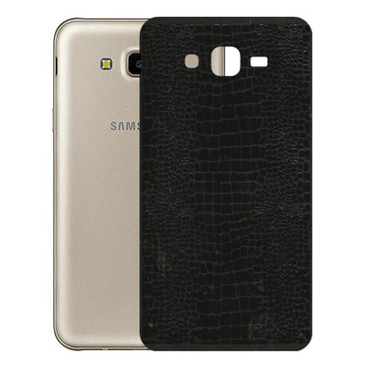 Samsung M/F/Note/Flip and C Phone Skins (All Models) - Snake Leather Black - 3D Embossed Finish (L-107) Samsung Galaxy J7 Next