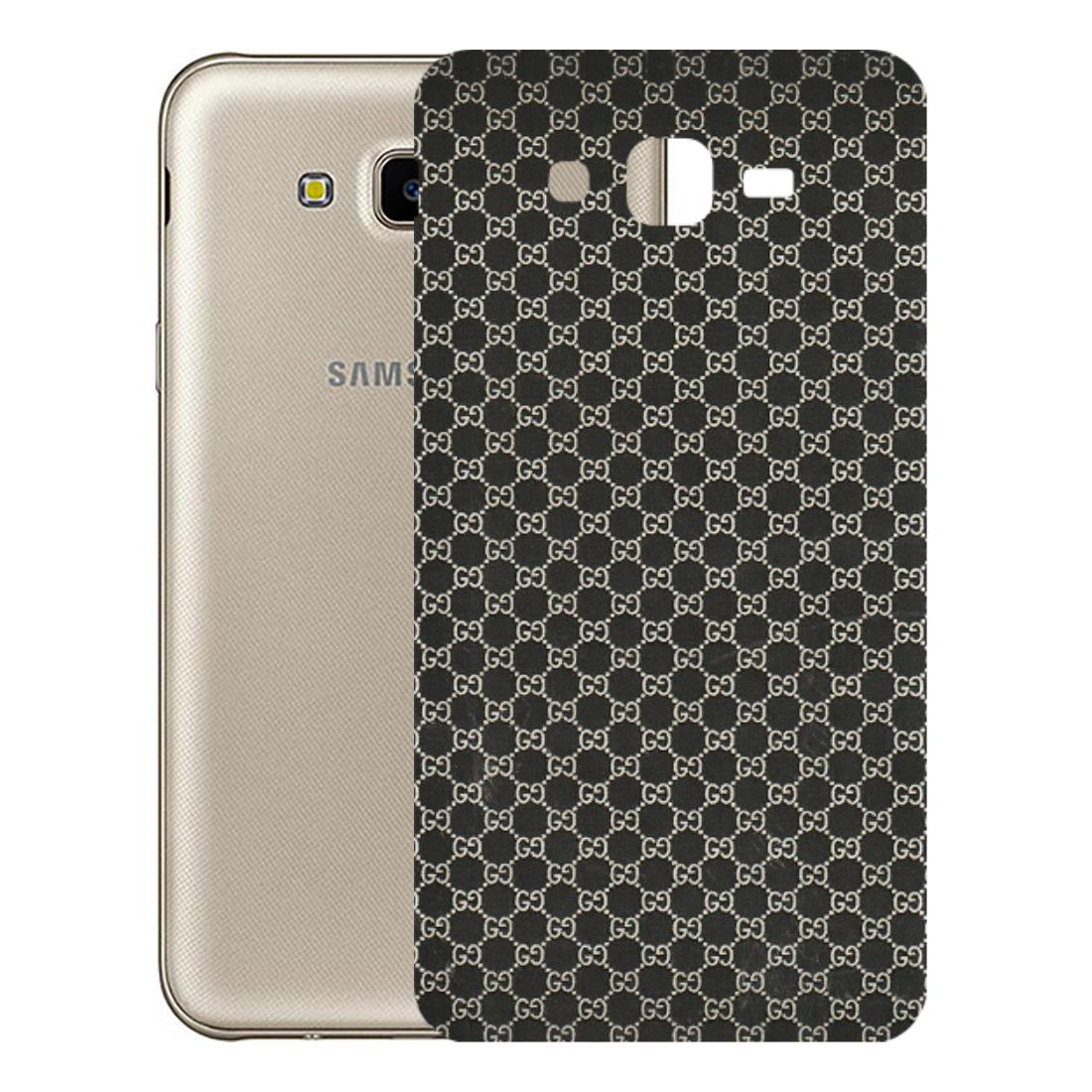 Samsung M/F/Note/Flip and C Phone Skins (All Models) - Black G Print - 3D Embossed Finish (L-109) Samsung Galaxy J7 Next