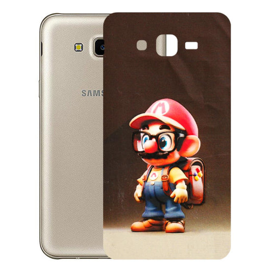 Samsung M/F/Note/Flip and C Phone Skins (All Models) - Little Mario - 3D Embossed Finish (L-119) Samsung Galaxy J7 Next