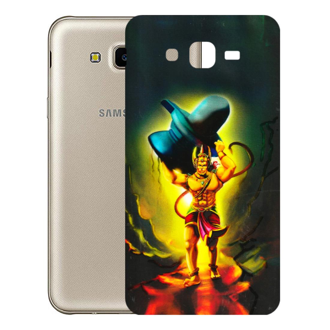 Samsung M/F/Note/Flip and C Phone Skins (All Models) - Hanuman Ji - 3D Embossed Finish (L-128) Samsung Galaxy J7 Next
