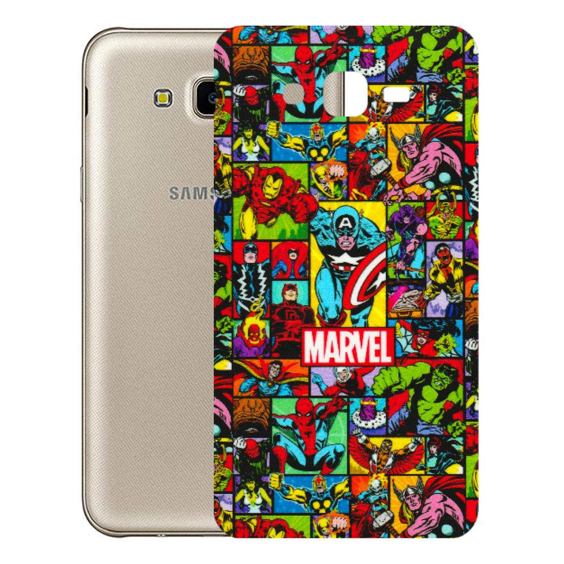 Samsung M/F/Note/Flip and C Phone Skins (All Models) - MARVELOUS Comic Characters - 3D Embossed Finish (L-129) Samsung Galaxy J7 Next