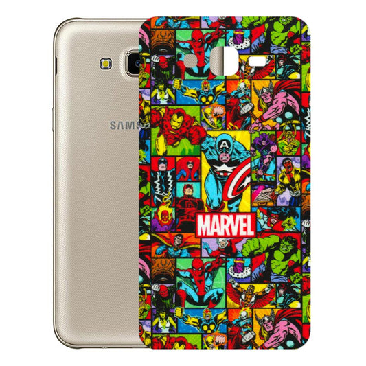 Samsung M/F/Note/Flip and C Phone Skins (All Models) - MARVELOUS Comic Characters - 3D Embossed Finish (L-129) Samsung Galaxy J7 Next