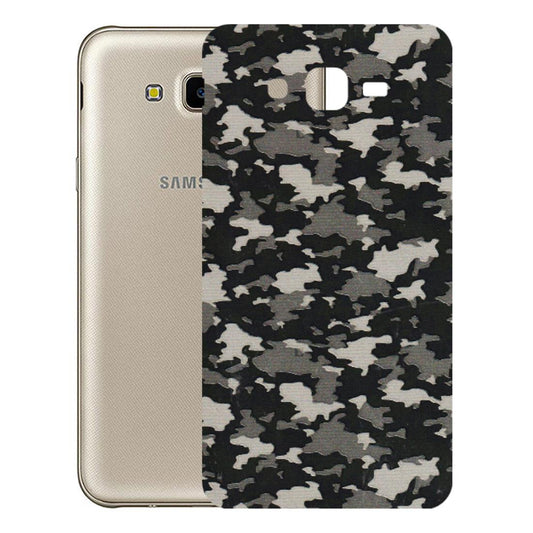 Samsung M/F/Note/Flip and C Phone Skins (All Models) - Black/Grey Camoflaunge - 3D Embossed Finish (L-142) Samsung Galaxy J7 Next