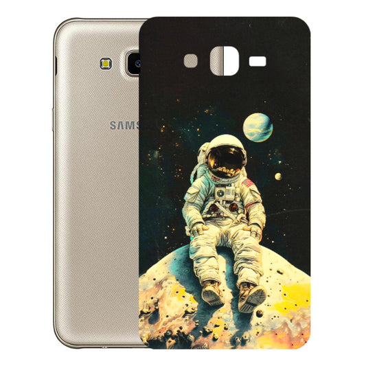 Samsung M/F/Note/Flip and C Phone Skins (All Models) - Astronaut in Space - 3D Embossed Finish (L-16) Samsung Galaxy J7 Next