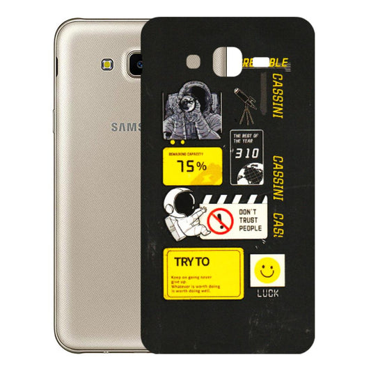 Samsung M/F/Note/Flip and C Phone Skins (All Models) - Black Cassini - 3D Embossed Finish (L-161) Samsung Galaxy J7 Next
