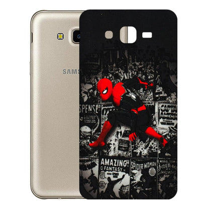 Samsung M/F/Note/Flip and C Phone Skins (All Models) - SpiderMan New - 3D Embossed Finish (L-162) Samsung Galaxy J7 Next