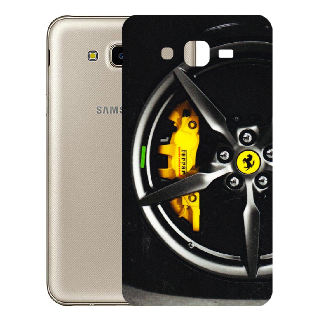 Samsung M/F/Note/Flip and C Phone Skins (All Models) - Ferrari Wheel Alloy - 3D Embossed Finish (L-173) Samsung Galaxy J7 Next