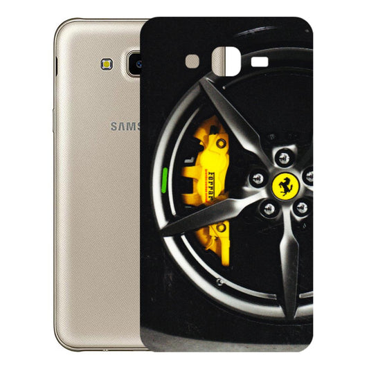 Samsung M/F/Note/Flip and C Phone Skins (All Models) - Ferrari Wheel Alloy - 3D Embossed Finish (L-173) Samsung Galaxy J7 Next