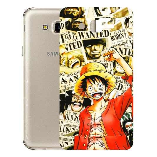 Samsung M/F/Note/Flip and C Phone Skins (All Models) - Luffy Anime - 3D Embossed Finish (L-177) Samsung Galaxy J7 Next