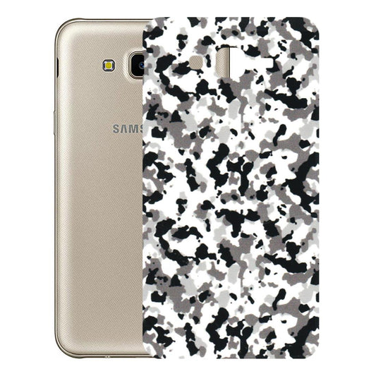 Samsung M/F/Note/Flip and C Phone Skins (All Models) - White Black Camouflage - 3D Embossed Finish (L-18) Samsung Galaxy J7 Next
