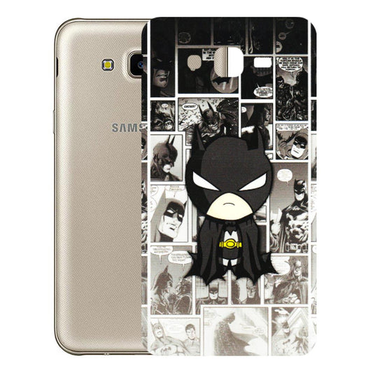 Samsung M/F/Note/Flip and C Phone Skins (All Models) - Toon Batman - 3D Embossed Finish (L-182) Samsung Galaxy J7 Next