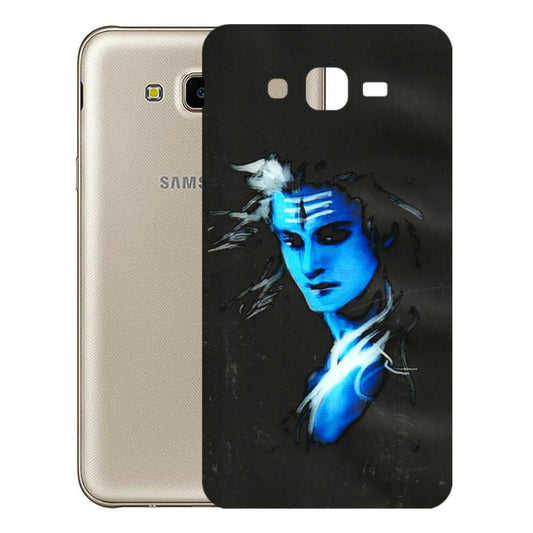 Samsung M/F/Note/Flip and C Phone Skins (All Models) - Har Har Mahadev Blue/Black - 3D Embossed Finish (L-185) Samsung Galaxy J7 Next