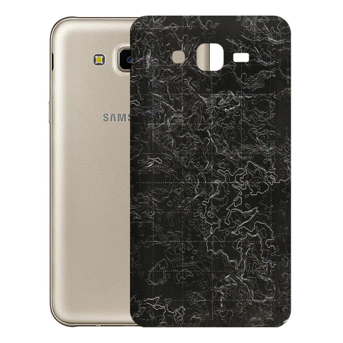 Samsung M/F/Note/Flip and C Phone Skins (All Models) - Black map Texture - 3D Embossed Finish (L-201) Samsung Galaxy J7 Next