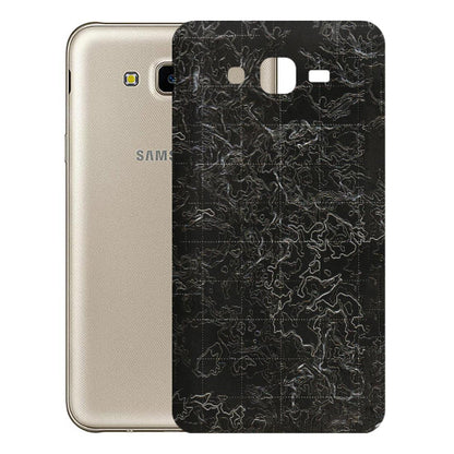 Samsung M/F/Note/Flip and C Phone Skins (All Models) - Black map Texture - 3D Embossed Finish (L-201) Samsung Galaxy J7 Next