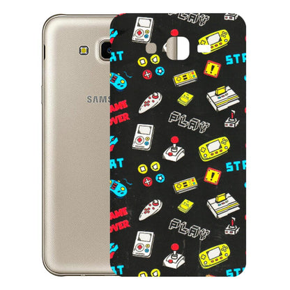 Samsung M/F/Note/Flip and C Phone Skins (All Models) - Gaming Doodles - 3D Embossed Finish (L-224) Samsung Galaxy J7 Next