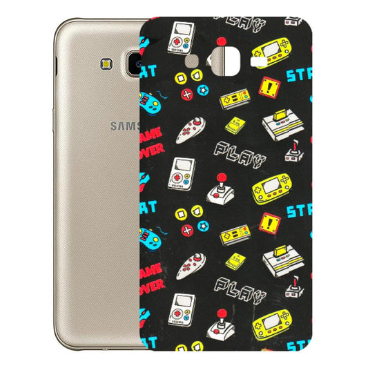 Samsung M/F/Note/Flip and C Phone Skins (All Models) - Gaming Doodles - 3D Embossed Finish (L-224) Samsung Galaxy J7 Next