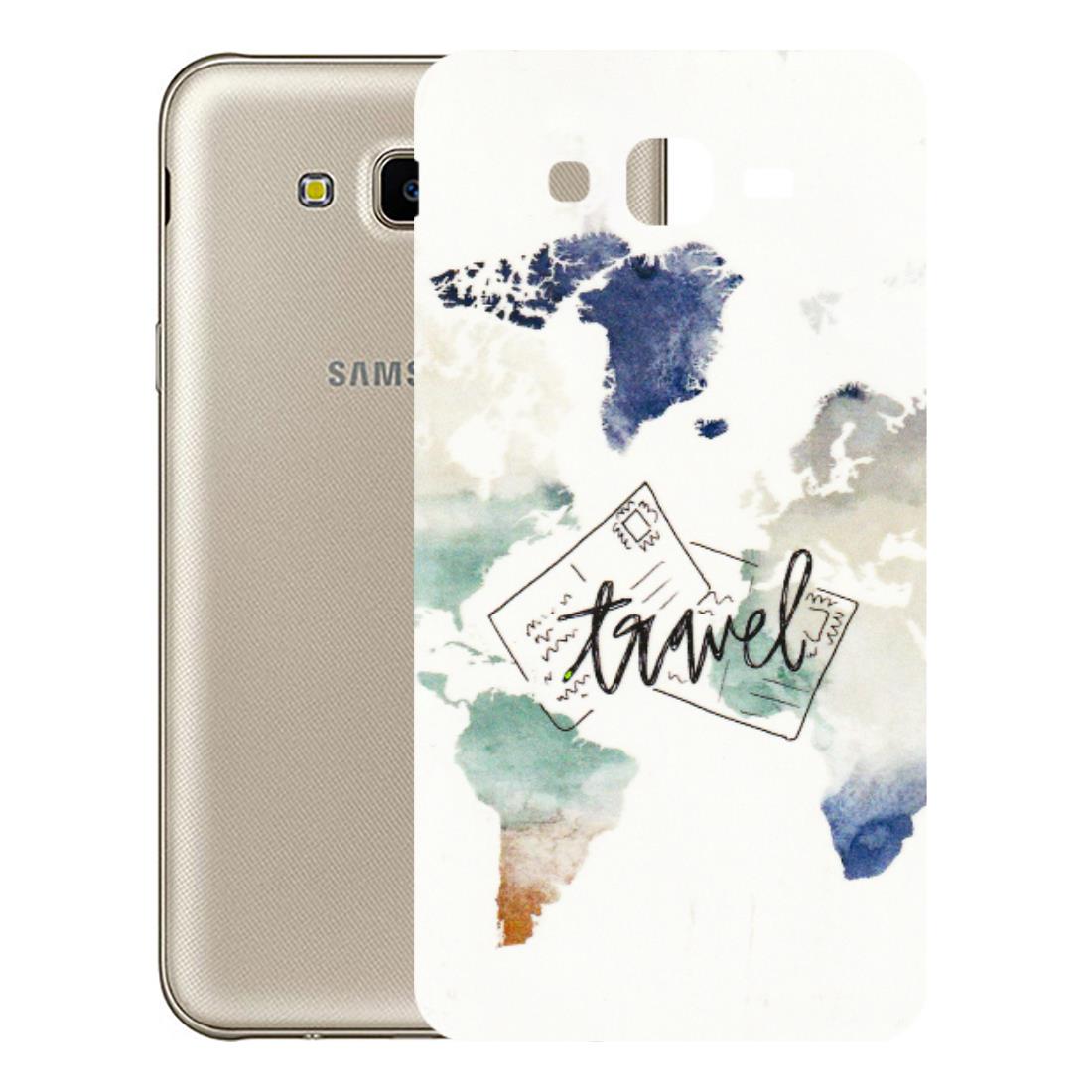 Samsung M/F/Note/Flip and C Phone Skins (All Models) - Travel The World - 3D Embossed Finish (L-232) Samsung Galaxy J7 Next