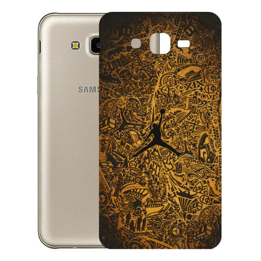 Samsung M/F/Note/Flip and C Phone Skins (All Models) - Premium Gold Basketball Player - 3D Embossed Finish (L-236) Samsung Galaxy J7 Next