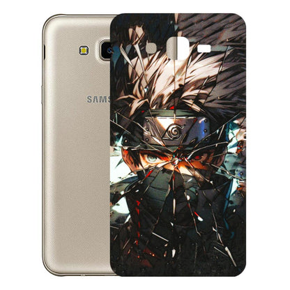 Samsung M/F/Note/Flip and C Phone Skins (All Models) - Kakashi Shattered Glass Effect - 3D Embossed Finish (L-237) Samsung Galaxy J7 Next