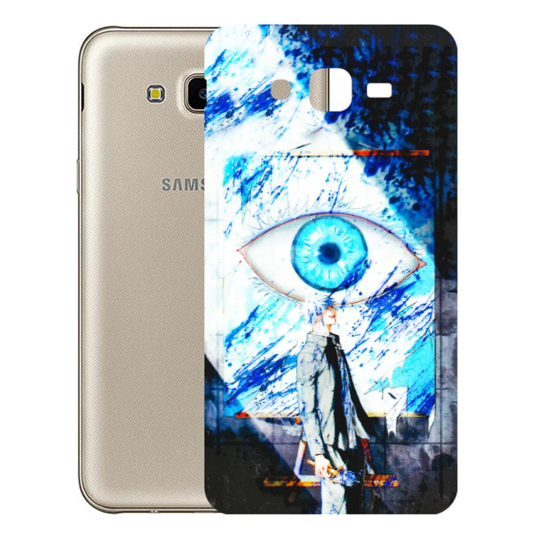 Samsung M/F/Note/Flip and C Phone Skins (All Models) - Gojo Satoru evil eye - 3D Embossed Finish (L-239) Samsung Galaxy J7 Next